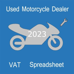 Used Motorcycle Dealer Accounting Spreadsheets For 2023...