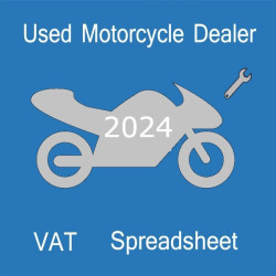 Used Motorcycle Dealer Accounting Spreadsheets For 2024...