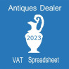 Antique Dealer Accounting Spreadsheet For 2023 Year End