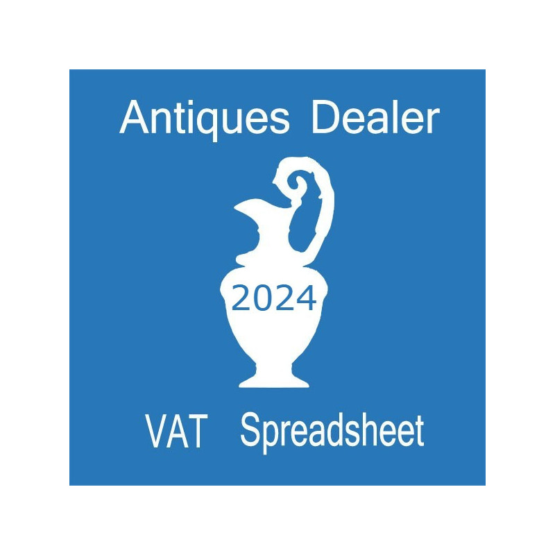 Antique Dealer Accounting Spreadsheet For 2024 Year End