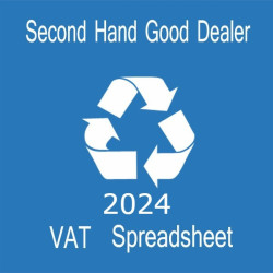 UK Second Hand Goods Dealer Accounting Spreadsheets For 2024 Year End