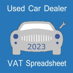 Used Car Dealer Accounting & VAT Spreadsheet - 2023 ROI...