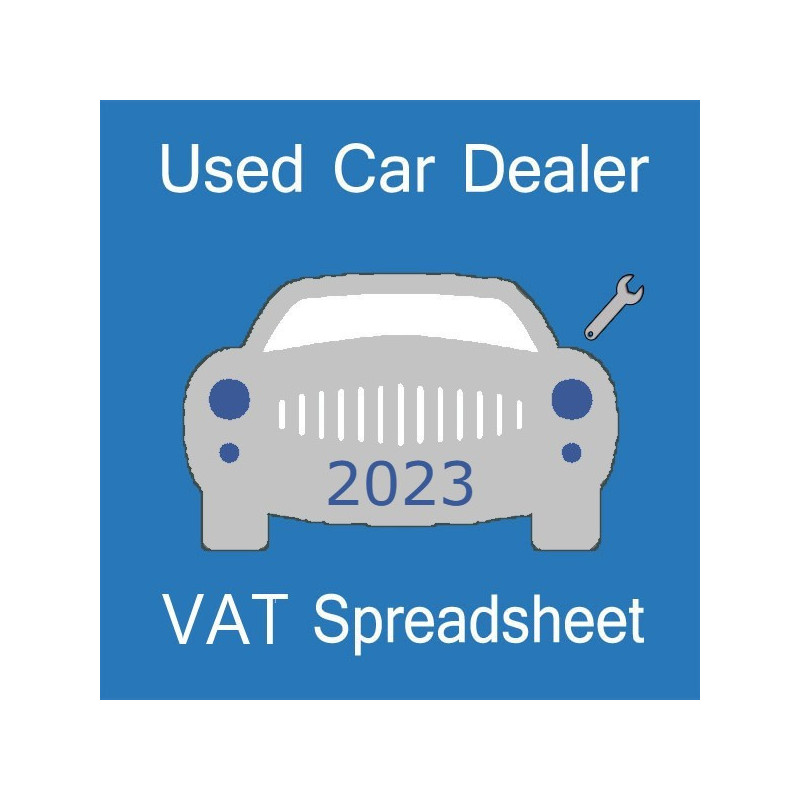 Used Car Dealer Accounting & VAT Spreadsheet - 2023 ROI version